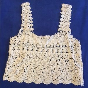 Floral Lace Crop Top